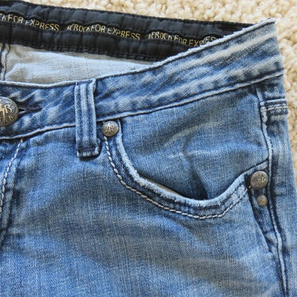 Rerock for Express Boot Cut Jeans, Size 8L - Picture 4 of 14